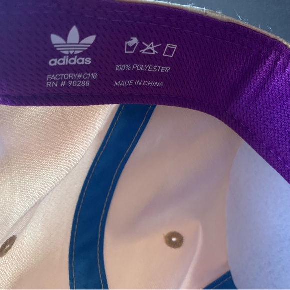 Champagne Gold Womens Adidas Sport Dad Snapback Adjustable Fit Baseball Cap - Picture 5 of 6